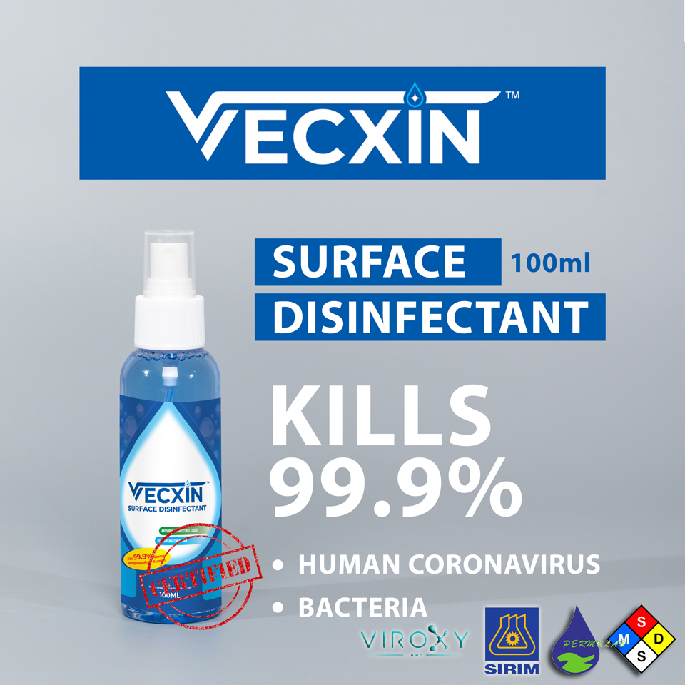 VECXIN Surface Disinfectant Spray - 100ml