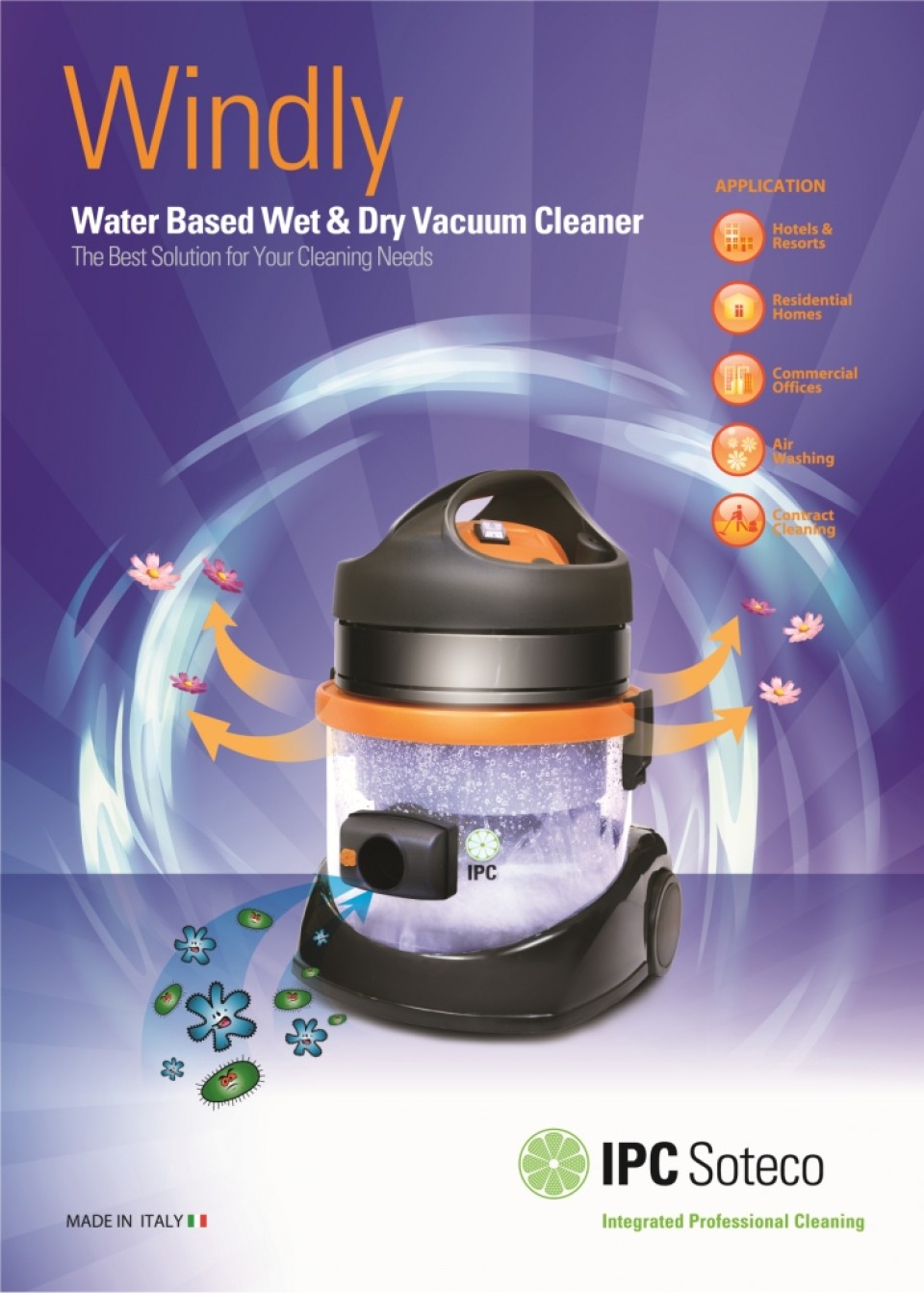 IPC Water Based Wet & Dry Vacuum Cleaner